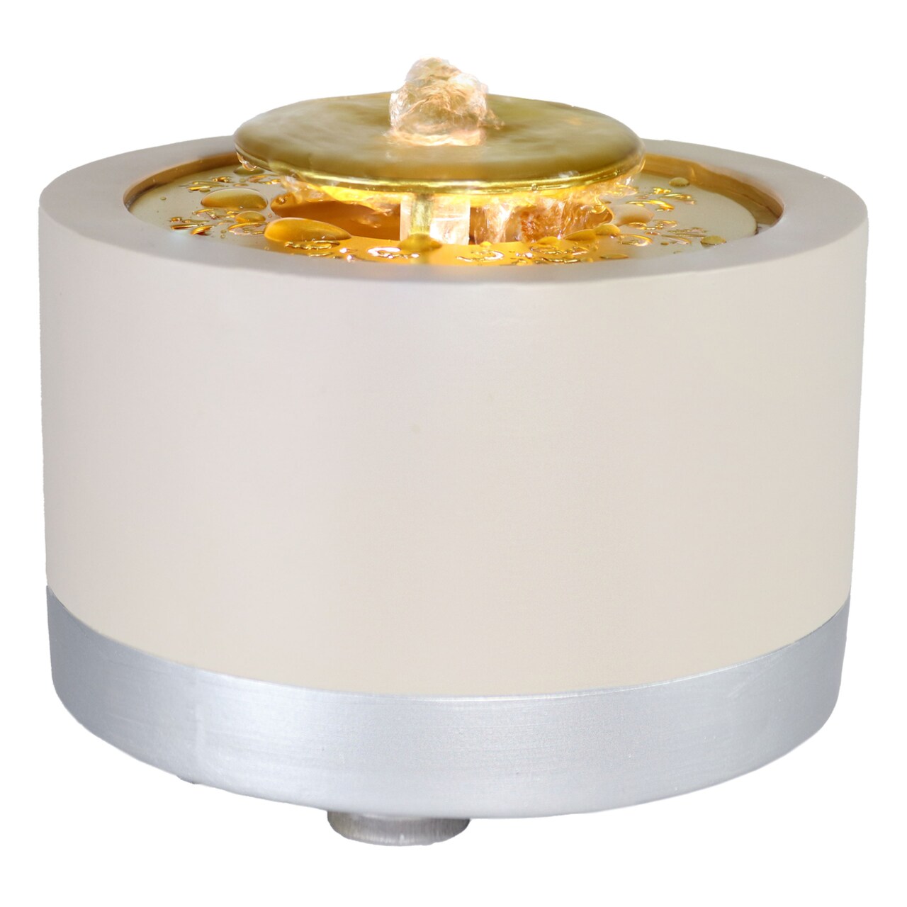 Sunnydaze Serene Stone Polystone Indoor Tabletop Fountain - 6" H